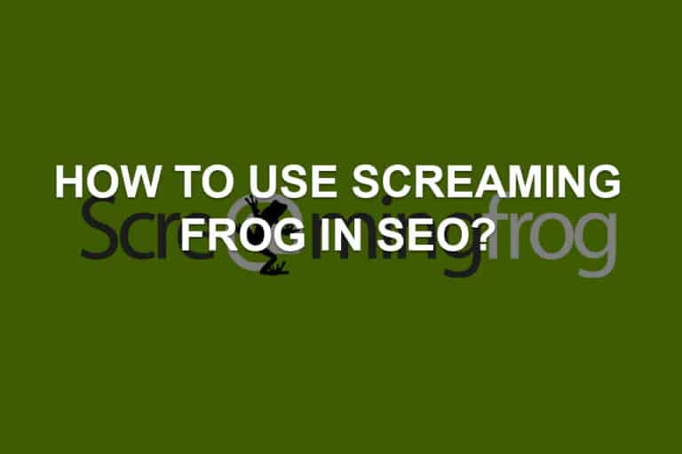 How to Use Screaming Frog in SEO?